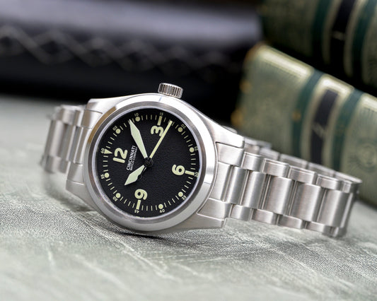 Pilot Watch A-11 Mechanical Hand Wound Black American WW2