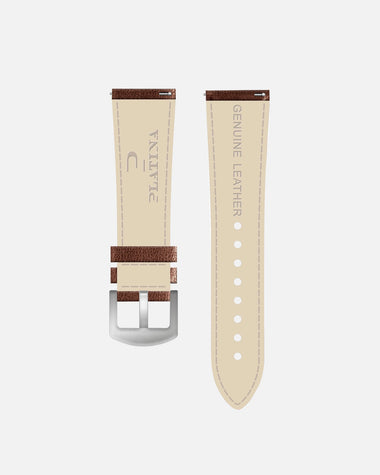 Brown Leather strap - pin buckle