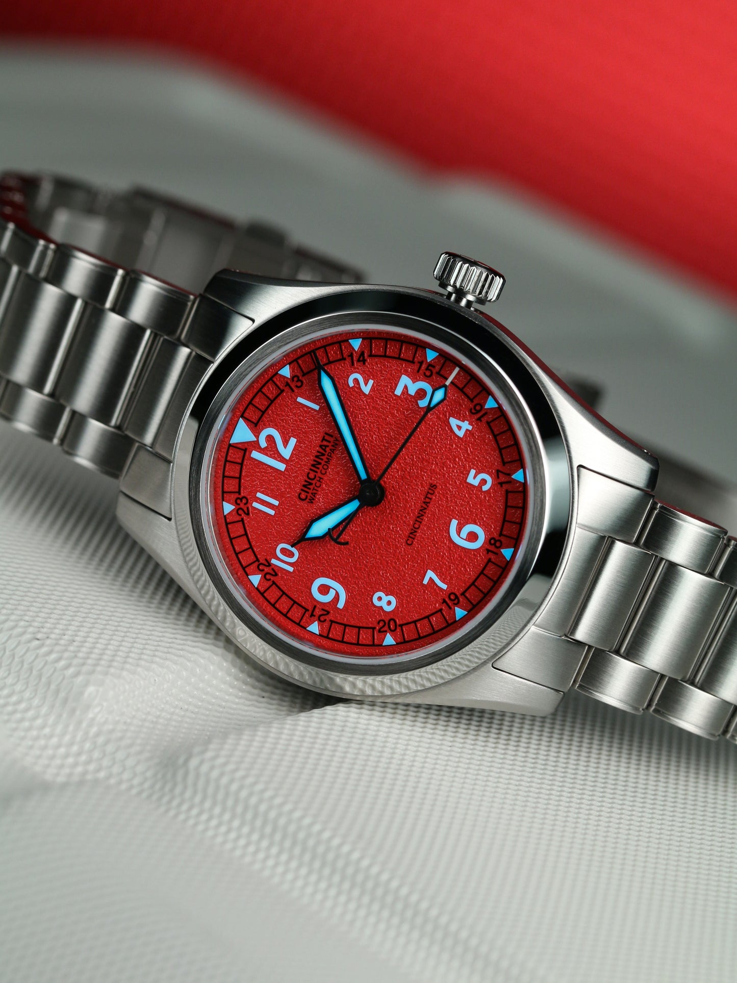 The Cincinnatus Red Manual Wind SW200-1