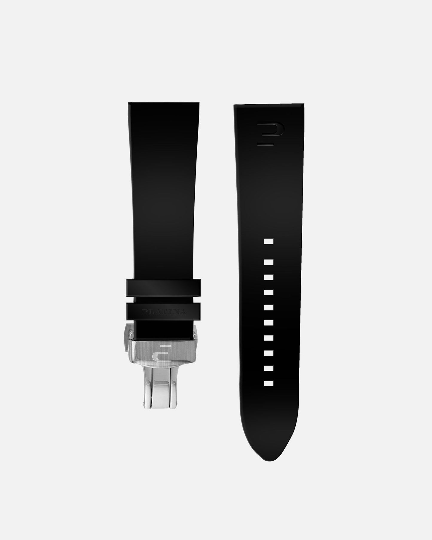 Black FKM Rubber strap